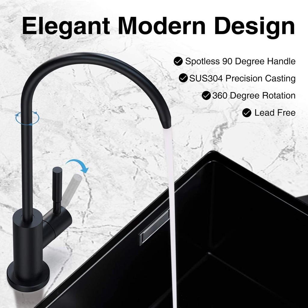 Stainless Steel RO Water Faucet Reverse Osmosis Water Filtration System Water Filter Faucet Kitchen Drinking Water Faucet