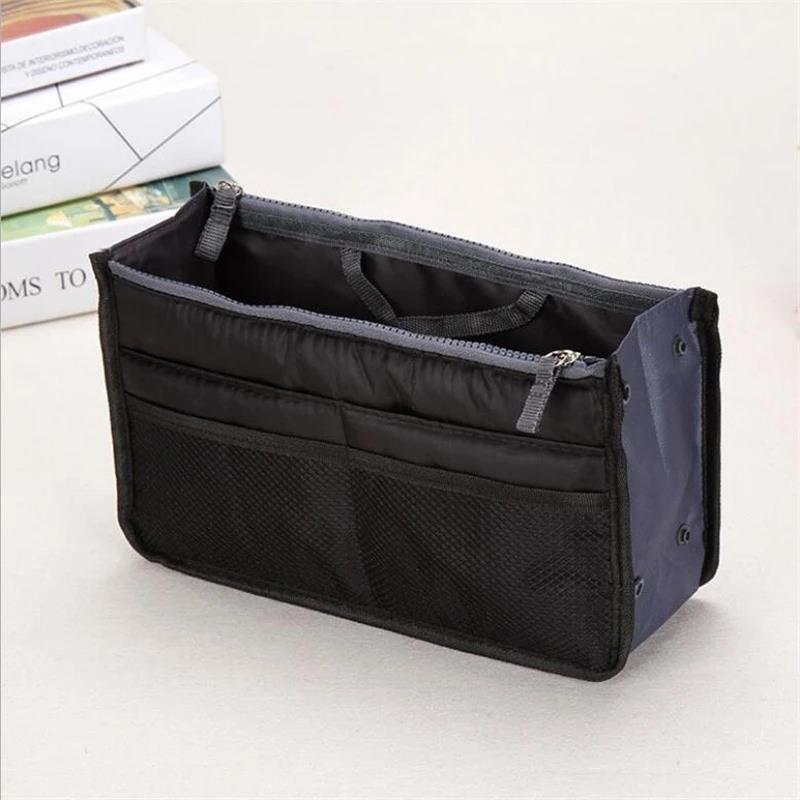 Ready Stocked Travel Handbag Nylon Large Container Make Up Case Organizer Bags Ladies Foldable Purse Clutch BagHot Sell