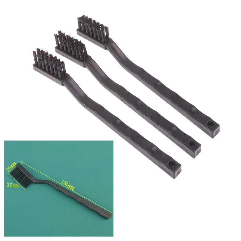 texture3PCS Anti-static Protection Large Crank Brush Large Medium And Small Brush Scrubbing Board Water PCB Cleaning Brush