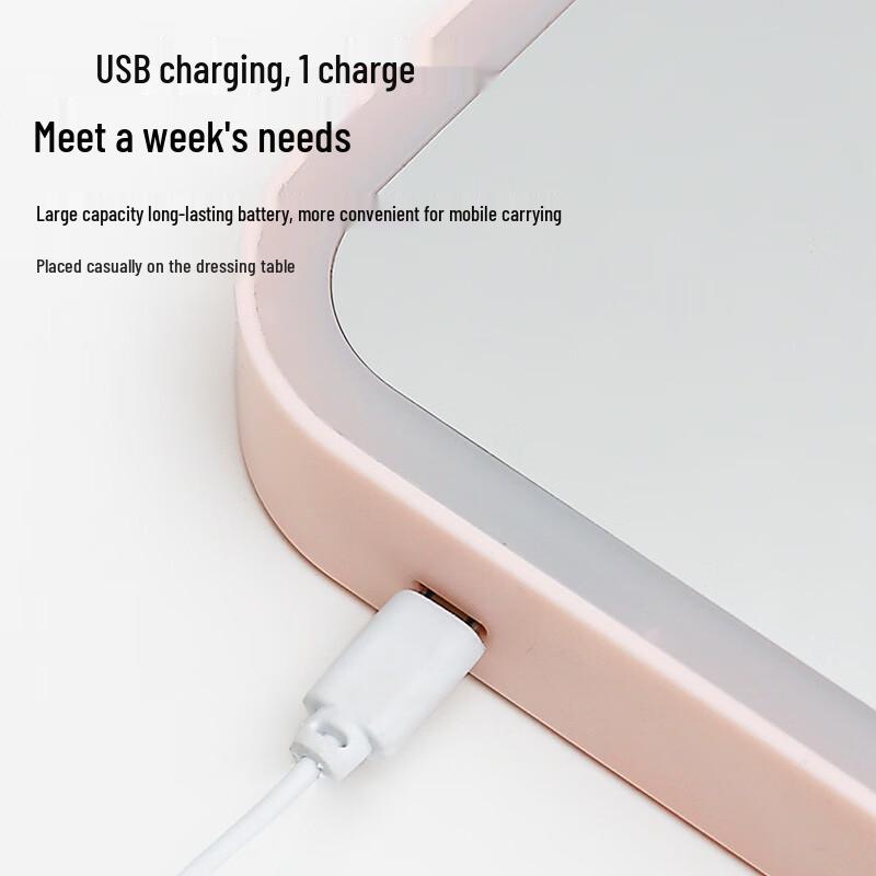 Oeny Portable Foldable LED Makeup Mirror