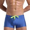 Herren Frühling Sommer Mode Gestreiftes Design Atmungsaktiv Schnelltrocknend Schwimmende Flachboden Unterhosen