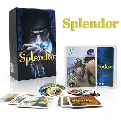 Splendor Brettspiel, Investment- und Finanzierungskartenspiele für Kinder, Erwachsene, Zuhause, Familie, Party, Spaß, spanische und englische Regeln