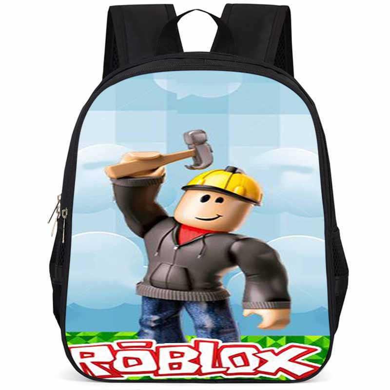 Roblox Large Capacity Lightweight Oxford Cloth School Backpack For Kids Boys Girls