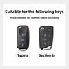 For VOLKSWAGEN Car Key Case Cover Holder Shell For VW Volkswagen Polo Golf Passat Beetle Caddy Tiguan Skoda Octavia Kodiaq Seat