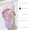 Women Heart Quartz Wristwatch Pu Leather Watches Clock Pointer Watch