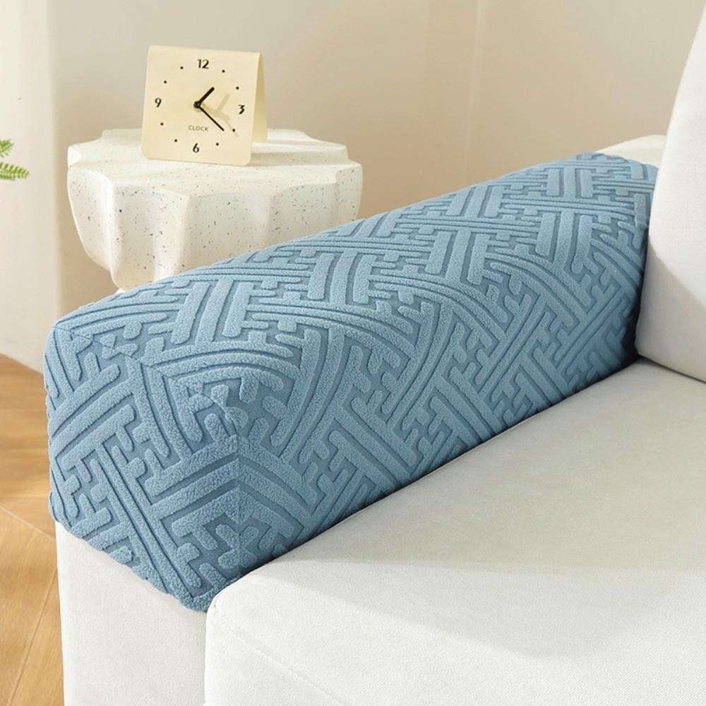 Universal Stretch Sofa Armrest Cover Anti Slip Elastic Sofa Cover Jacquard Fabric Couch Arm Protector for Home Furniture Decor