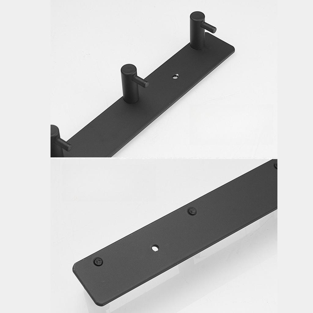 Aluminum Alloy Wall Hooks, Available in Adhesive and Drill-Free Installation Options