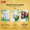 Woma Toys Flower Botanical Collection Bouquet Building Block Set Kit for Creativity Flowers Mini Flower Bricks Toy Kids (11053)