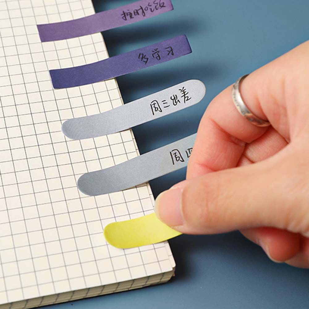 Office School Supplies Page Markers Sticker Paper Flags Tabs Memo Pads Morandi Color Sticky Notes
