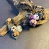 Retro Forest-Style Fabric Hair Tie/Scrunchie: Versatile and Artistic Pumpkin Design for Women.