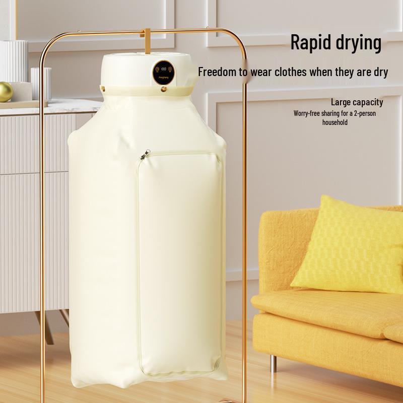 Portable Foldable Clothes Dryer with Remote Control & Negative Ion Disinfection