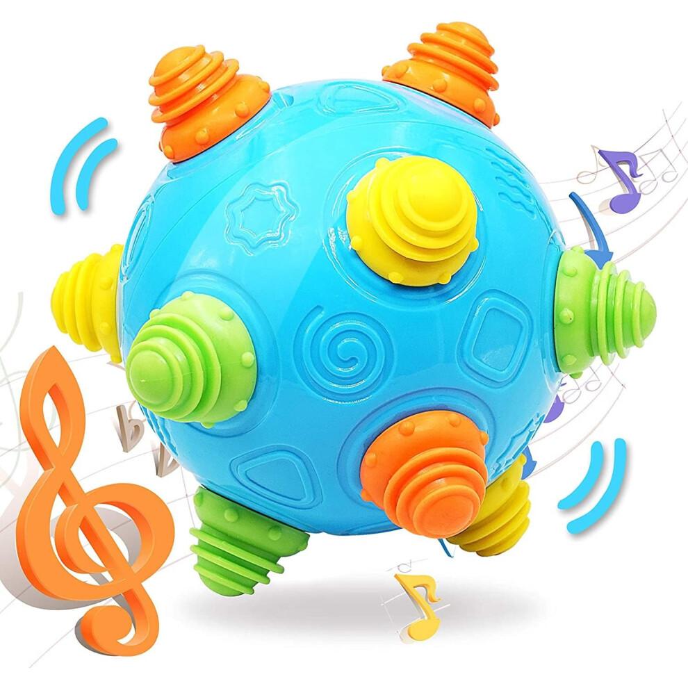 Giocattolo Palla Musicale Scuoti e Rimbalza per Bambini 3 - 6 Anni - Danzante, Irregolare, Suoni Interattivi, Apprendimento Sensoriale Regalo per Bambini Piccoli