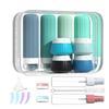 Travel Bottles for Filling, 18 Pieces Silicone Travel Bottles Set, Travel Set Liquids Set, Travel Essentials Refillable Travel Size Bottles