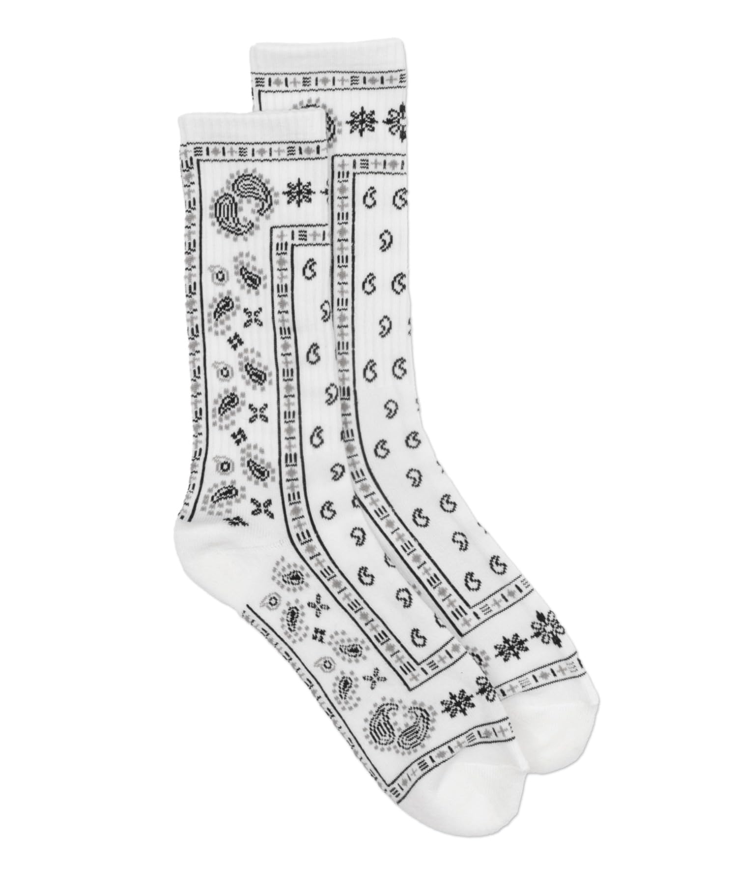 

WEGO Paisley Regular Sizes Perfect as a Gift Men s Socks, Size, White, 25-27cm,