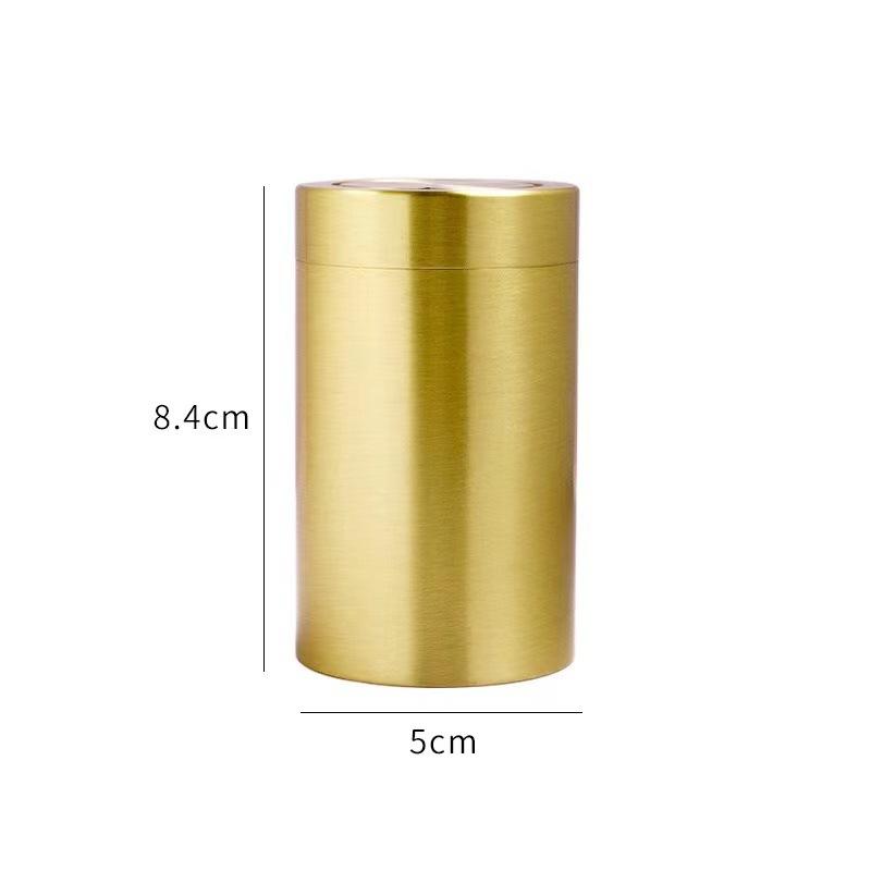 Držák na párátka z čisté mědi Malá přenosná krabička na párátka Dávkovač párátek Nádoba na párátka s vatovými tampony Úložný box na párátka