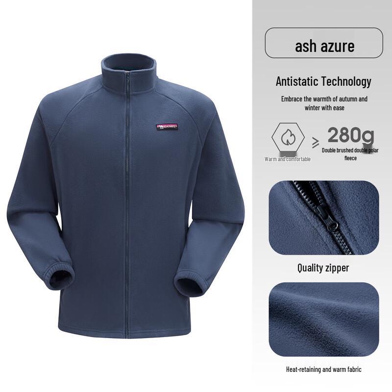 Camel Men s Stand-Collar Fleece Jacket A15CZ01174 XXL
