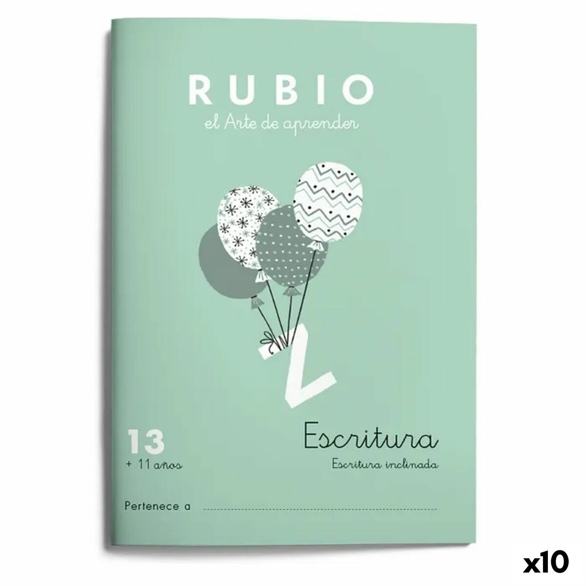 

Блокнот Rubio для письма и каллиграфии № 13, А5, испанский, 20 панелей (10 единиц)