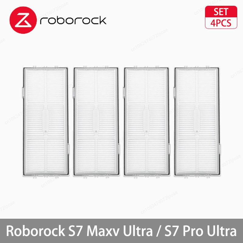 Roborock S7 Maxv Ultra / S7 Pro Ultra Robot Vacuum Accessories Main Side Brush Hepa Filter Mop Cloths Dust Bag Spare Parts