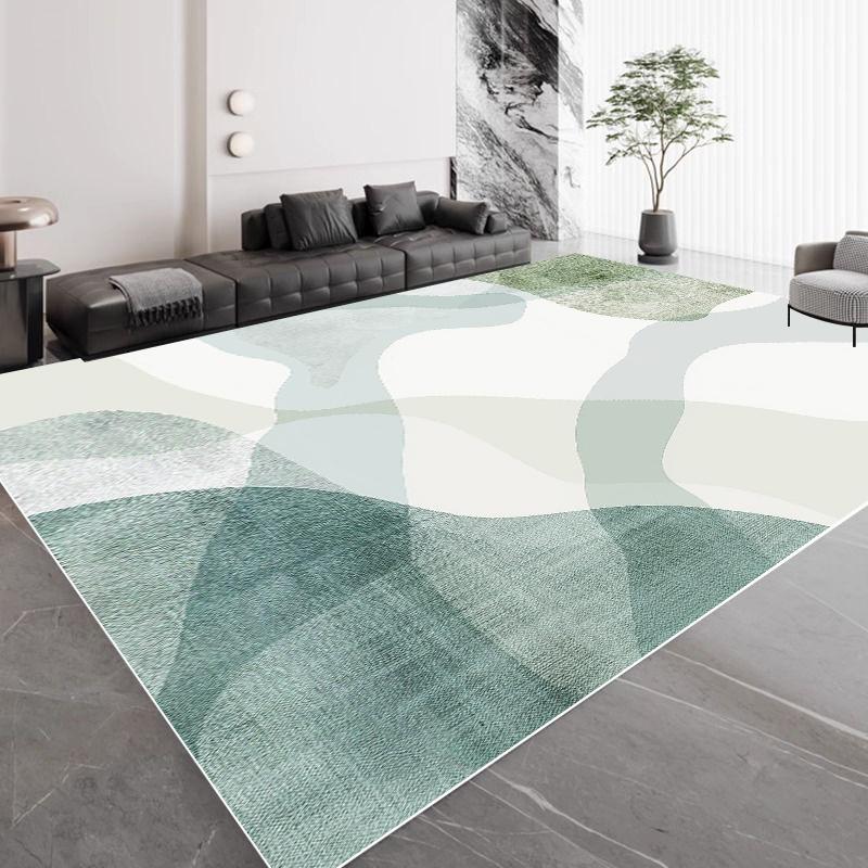 

Luxury Green Geometric Large Living Room Carpet Soft Non Slip Modern Home Decor Bedroom Rugs Sofa Floor Mats 60*90cm