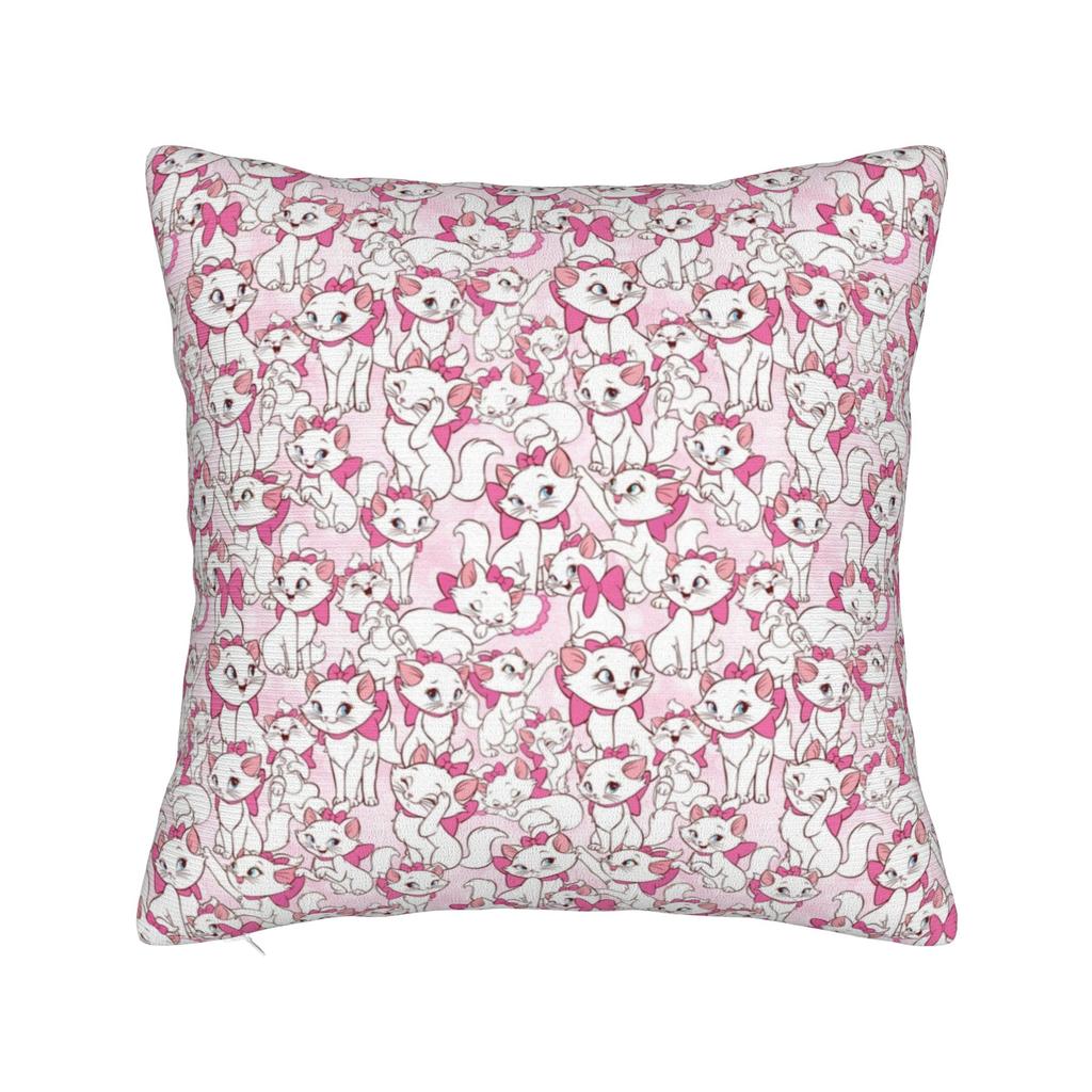 Marie Cat Aristocats Square Pillowcases Polyester Couch Cushion Case Creative Decorative Pillow Cover 45*45