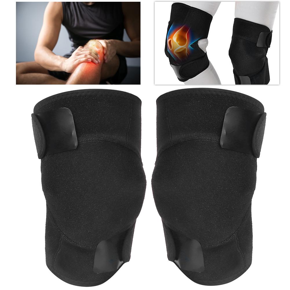 Self Heating Warm Keeping Kneepad Magnet Therapy Hot Compress Knee Brace SupportAverage Size