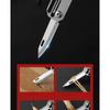 Titanium Knife Multifunctional Keychain Mini Edc Portable Unpacking Knife Sharp Portable Express Small Folding Knife.