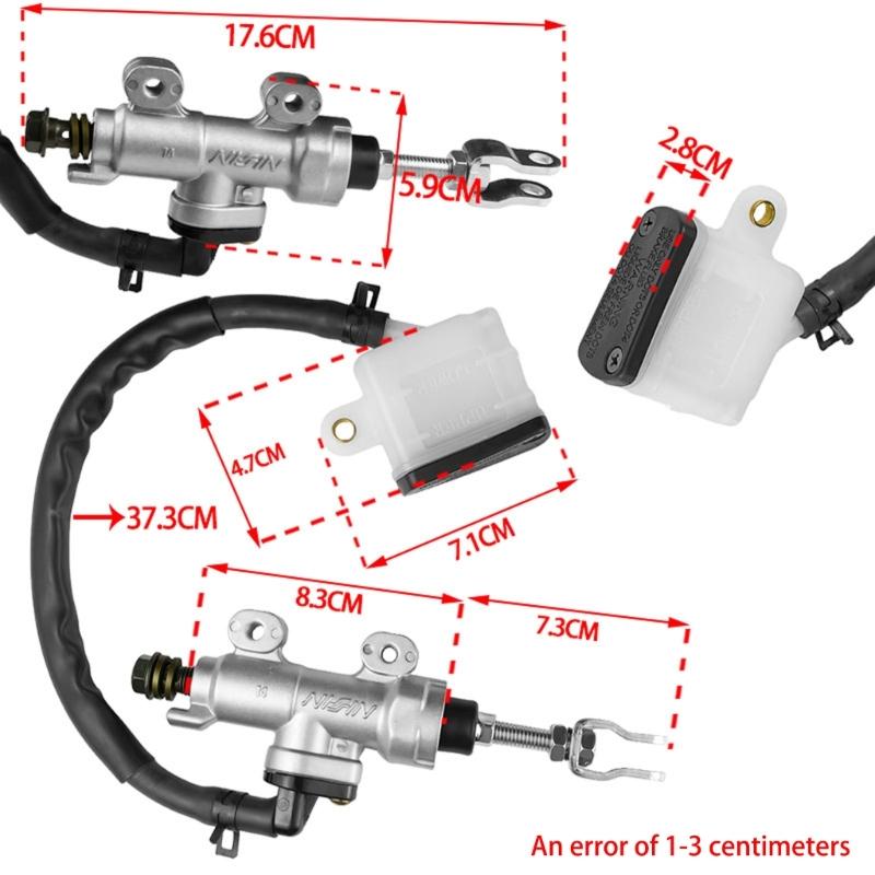 Universal Motorcycle Rear Brake Actuator Hydraulic Control Unit With Anti Wear Alloy Construction Fit for Various Models