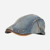 Cotton Painter Beret British Style Peaked Cap Casual Flat Cap  Summer