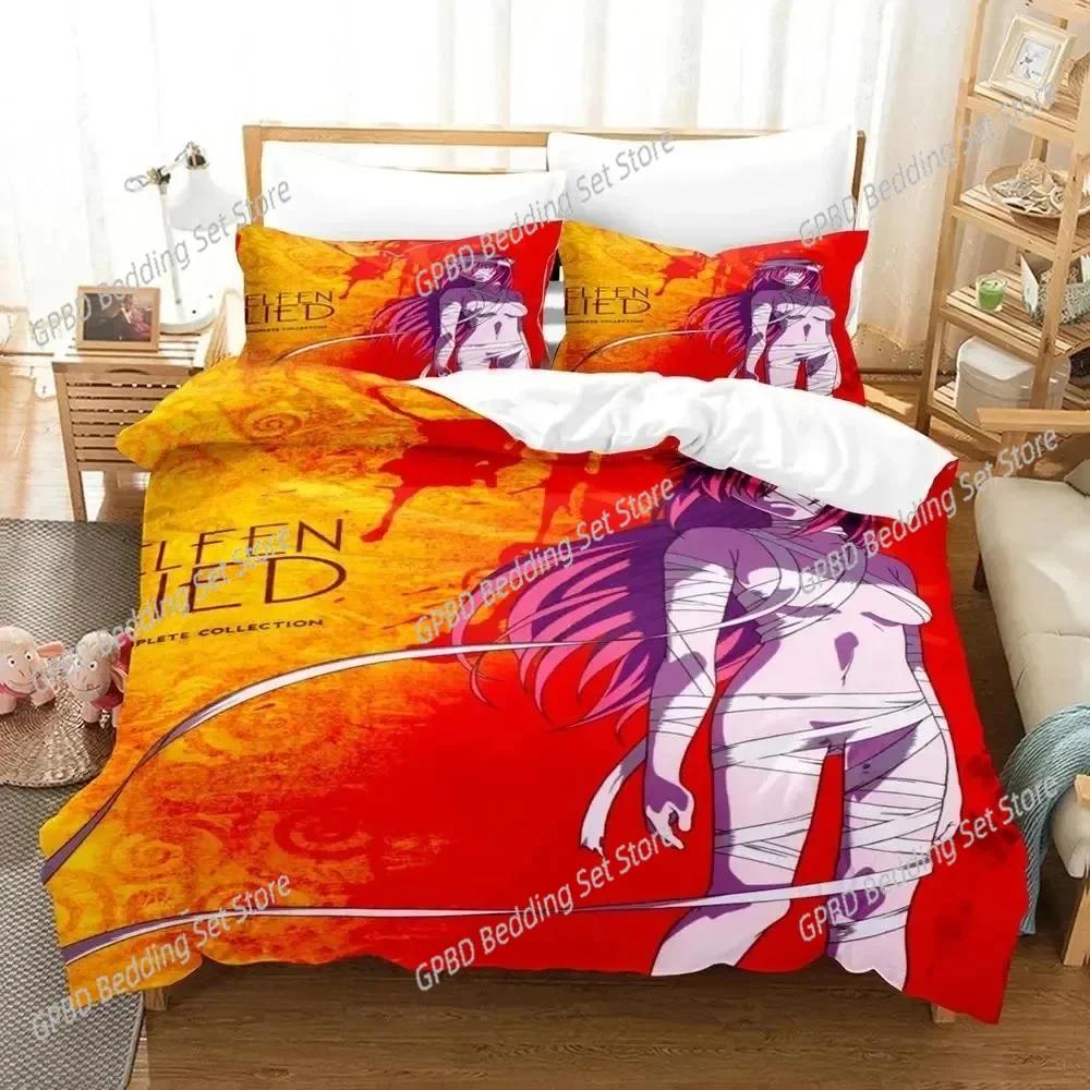 Comforter Anime Elfen Lied Bedding Set For Bedroom Soft Modern S Comefortable Kids And