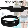Waterproof Running Waist Pack Adjustable Belt Men Women Slim Running Bags Portable Outsides Jogging Gym Sports Cell Phone Pouch