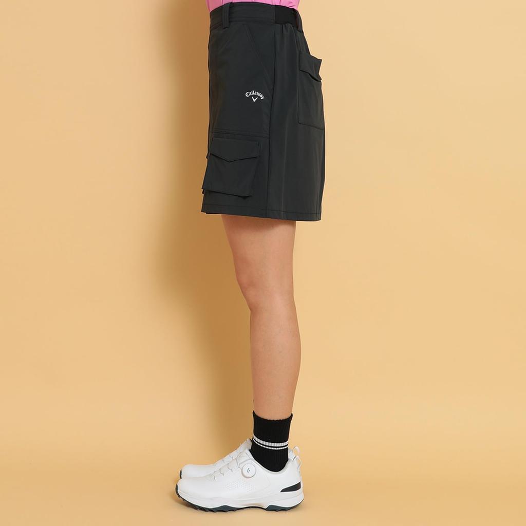 Callaway Stretch Cooling Skirt Size for Golf Women's 8-Way (Black, L) (C25128203 1010)