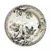 GIEN Tulips Noires Dessert Plate / W22 X H2.2cm 380g 1701B4AB