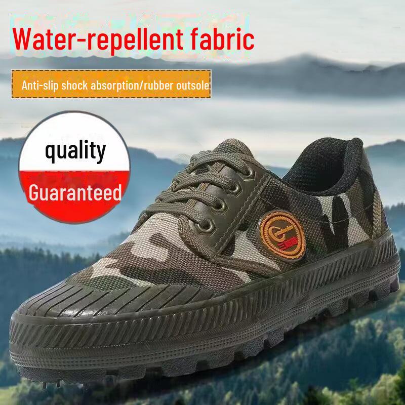 Pantofi de lucru pentru bărbați cu gleznă înaltă, rezistenți la uzură, antiderapanți, pentru primăvară și toamnă - Pantofi de cauciuc de construcție pentru exterior, stil nou