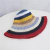 Damen Sommer Regenbogen Dopamin Breitkrempen Sonnenhut - Atmungsaktiv, UV-Schutz.