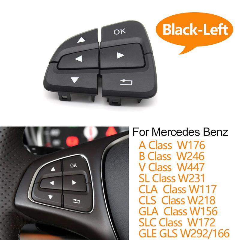 Auto-Lenkrad-Menüsteuerungsschaltertasten für Mercedes Benz AB GLA GLS GLE V-Klasse W176 W246 W156 W166 W292 W117 W218 W231