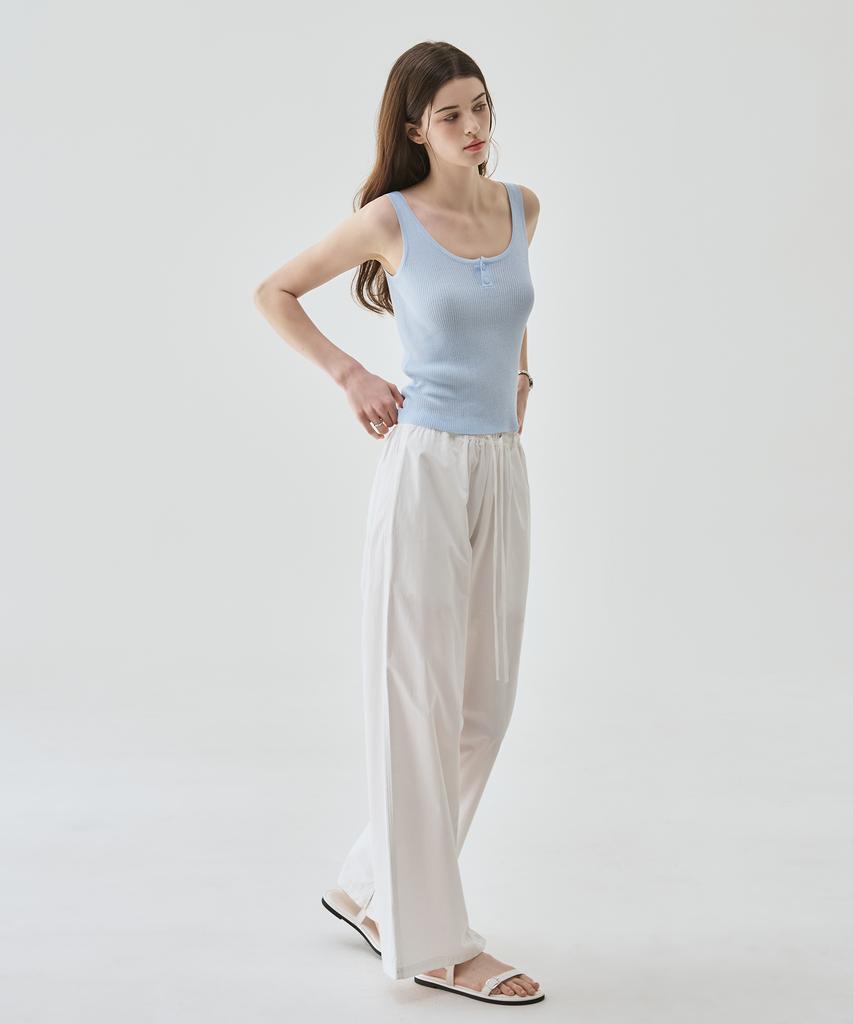 Deuloupisumeon Breeze Sleeveless Knit Top [Ivory]