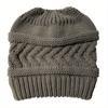 Europa und die Vereinigten Staaten Herbst und Winter Wollmütze neue Damen Pfeil Zopf Beanie gestrickte elastische Mütze