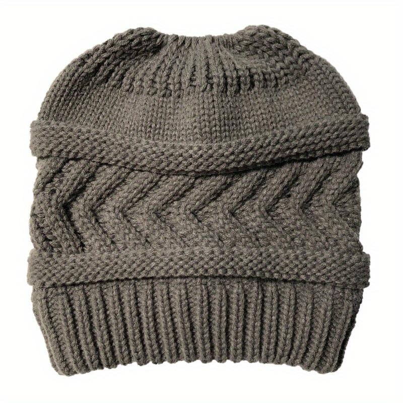 Europa und die Vereinigten Staaten Herbst und Winter Wollmütze neue Damen Pfeil Zopf Beanie gestrickte elastische Mütze