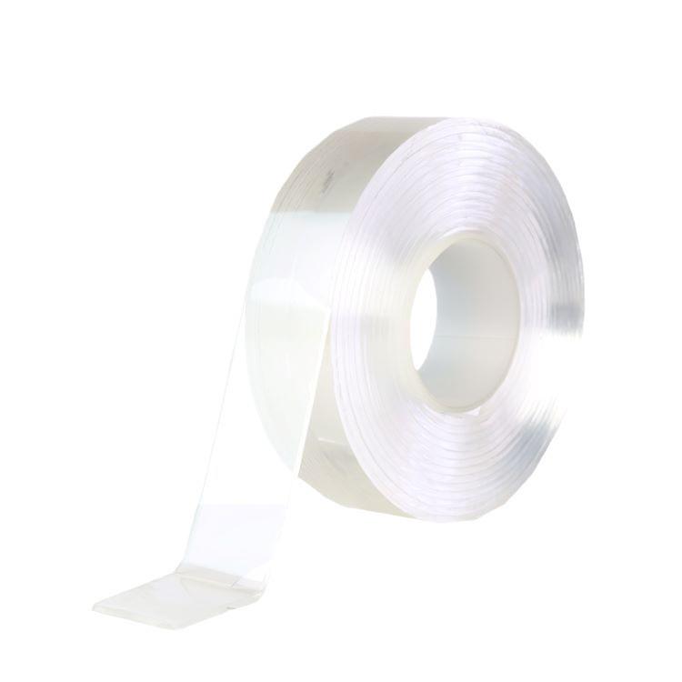 Nano Mesh Transparent Double-Sided Acrylic Tape - Strong, Waterproof, and No-Trace Adhesive.