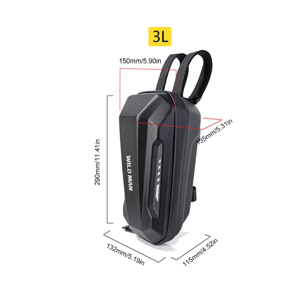 1-5L Electric Scooter Front Bag for Xiaomi M365 PRO 2 Hard Shell Bags Waterproof Handlebar Hanging Bag Storage for Kugoo M4