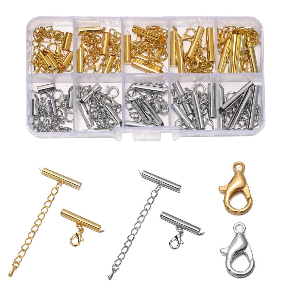 

10-25mm Sliding Tube Buckle 10 Compartment Organizer Set Durable Adjustable Storage Solution for Accessories and Small Items One Size