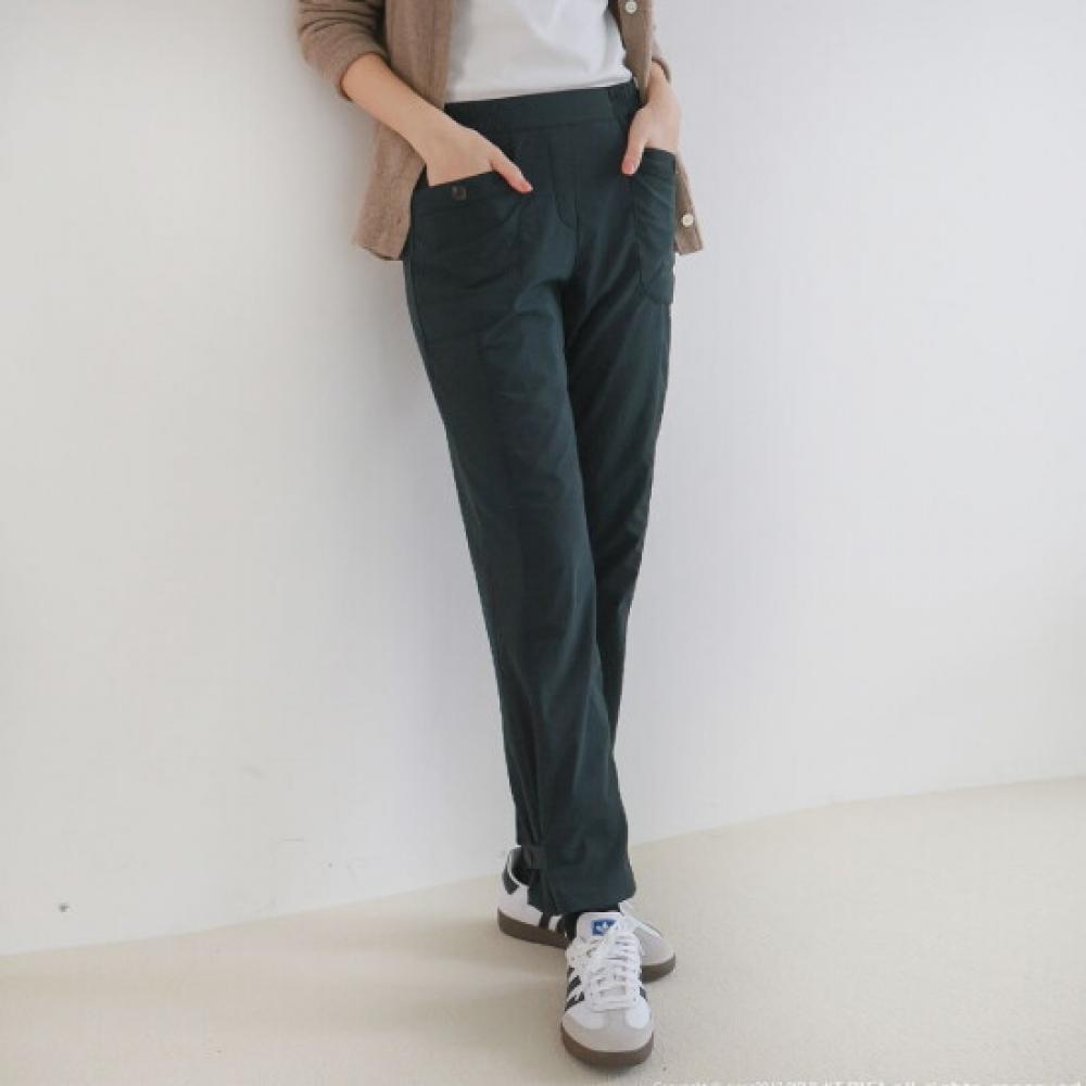 Shiz Madam Women S Winter Padding Faux Leather Button Decor Jogger pantS P92025