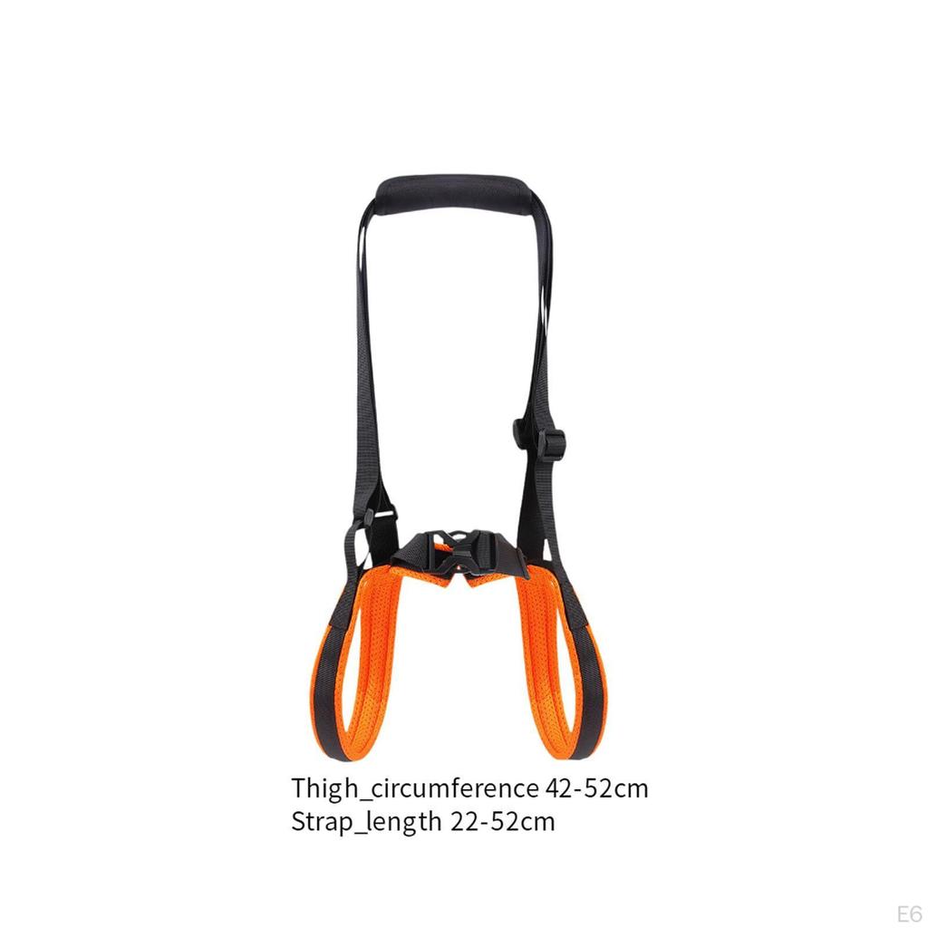 Justerbar Hundlyftsele med Handtag, Mobilitetshjälp för Promenader och Trappklättring