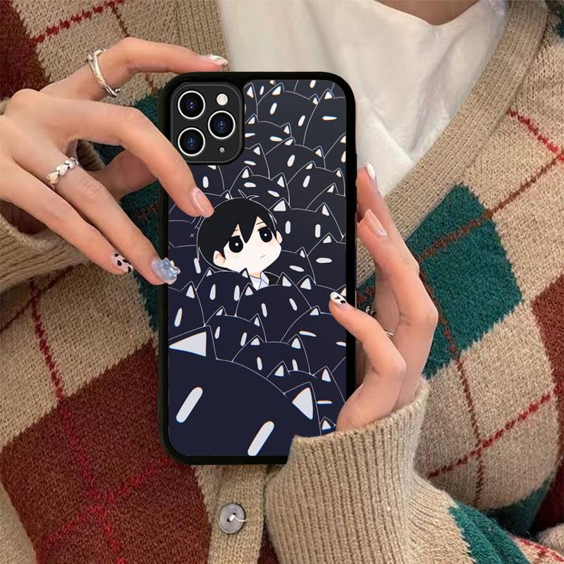 Чехол для игрового телефона Omori, силиконовый чехол из ПК + ТПУ для iPhone 11 12 13 Pro Max 8 7 6 Plus X SE XR Hard Fundas 6plus or 6s plus