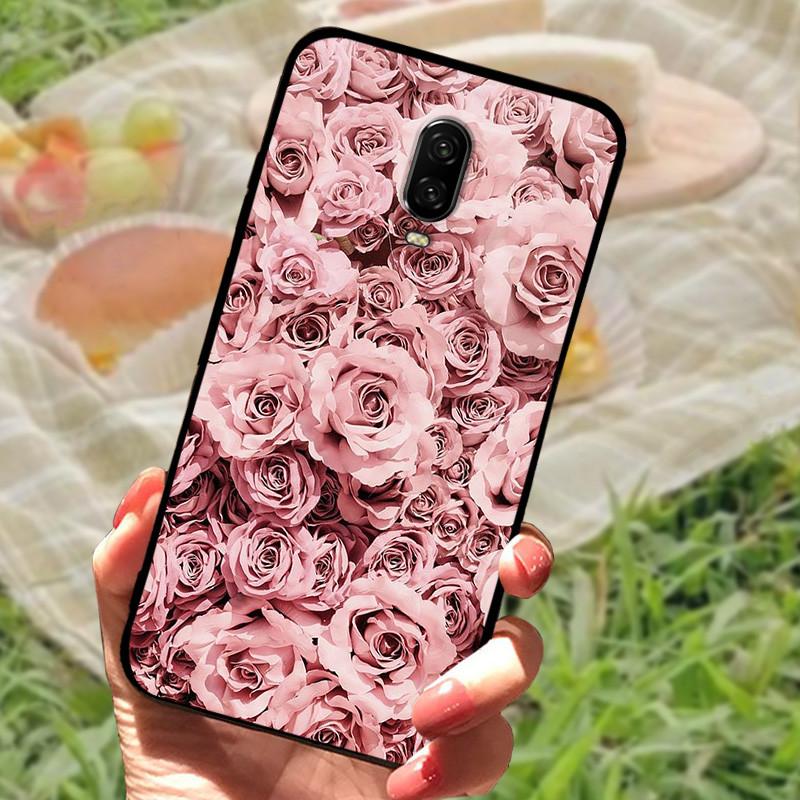 For Oneplus 6T Case Silicone Soft TPU Phone Cover For One Plus 6 6T Case Bumper For Oneplus 6 6 T Capa Mabrle Fashion Coques
