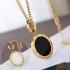 JMXD Euro Chic Long Sweater Chain Women Tarnish Free Layered Pendant Necklace Y2K Minimalist Statement Jewelry Gift for Her