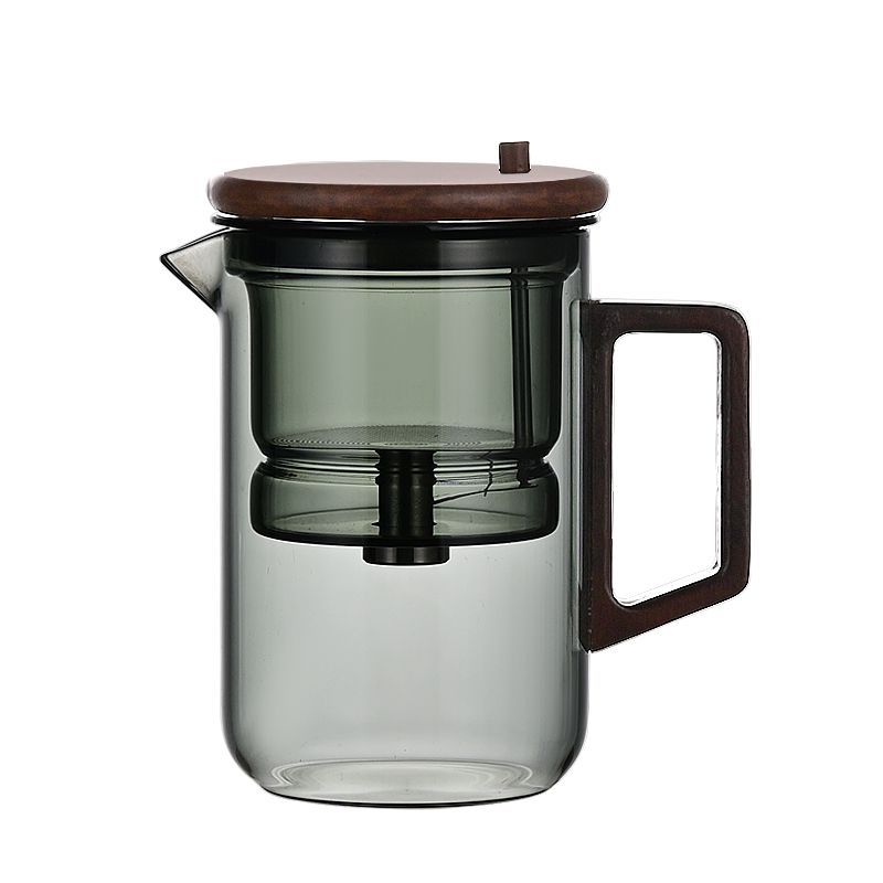 Elegant Cup Heat-resistant Glass Tea Machine Home Daily Black Tea Pu 'er Tea Water Separation Manufacturers Straight Hair