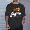 2024 männer T Shirt Casual Indians Motorrad T-shirt Grafik Übergroßen Motorrad Biker Cafe Racer Chopper Vintage Streetwear S-5XL