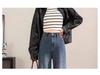 Women's High-Waisted Fleece-Lined Wide-Leg Jeans - Popular Winter 2024 Style