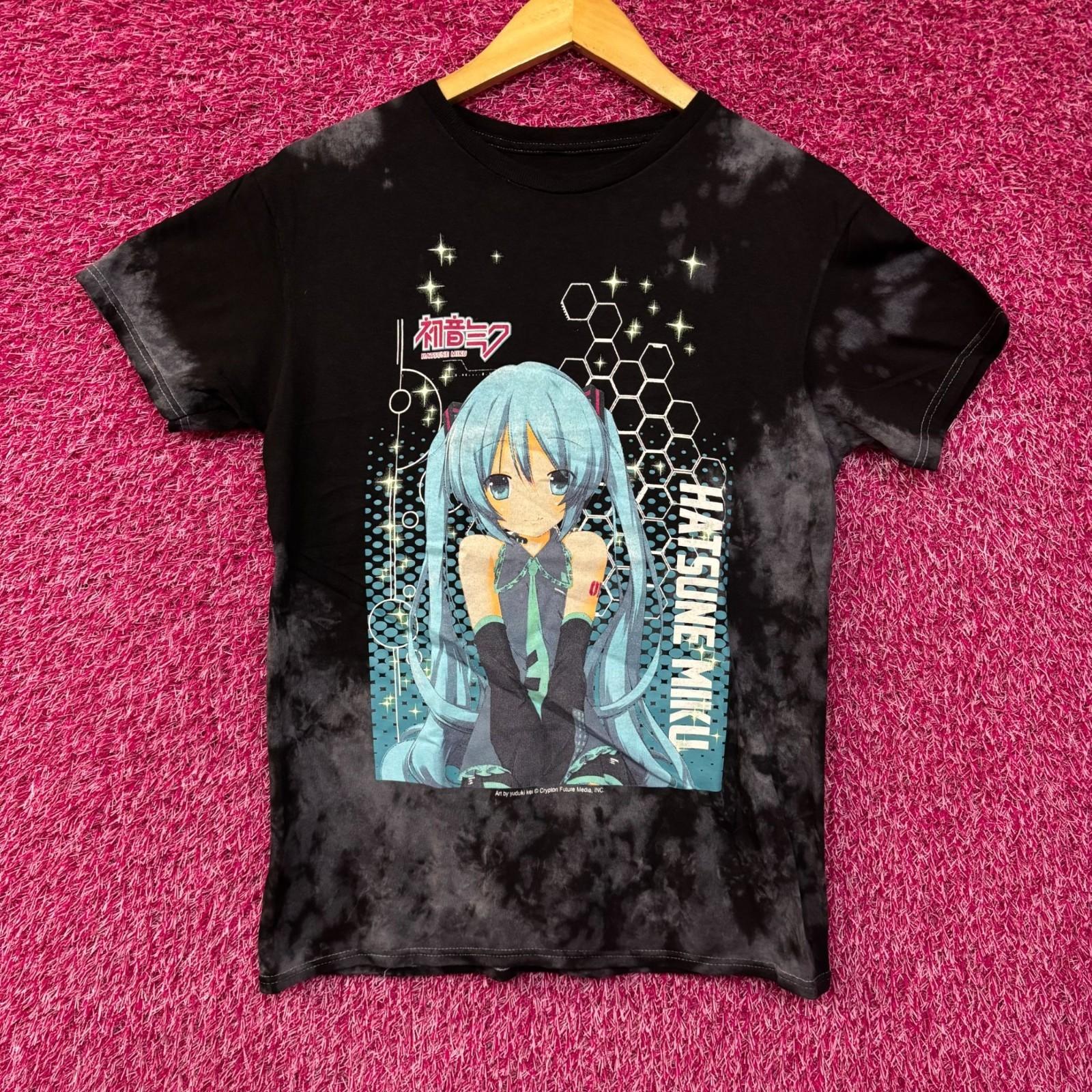 Hatsune Miku The Virtual Idol Chibi Style Anime Bleach Dye Small XL